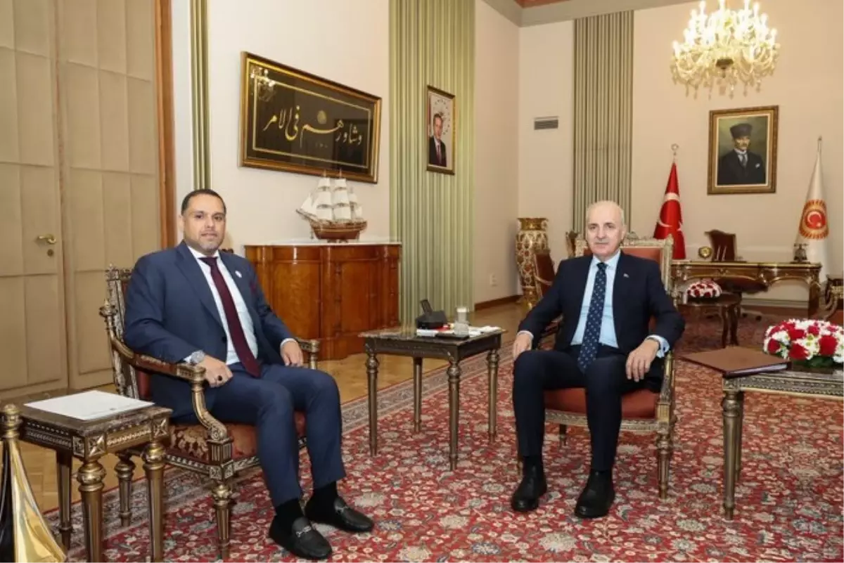 TBMM Başkanı Kurtulmuş, Bahreyn Büyükelçisi’ni Kabul Etti